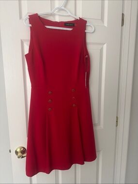 Ivanka Trump Vibrant Red Formal Dress